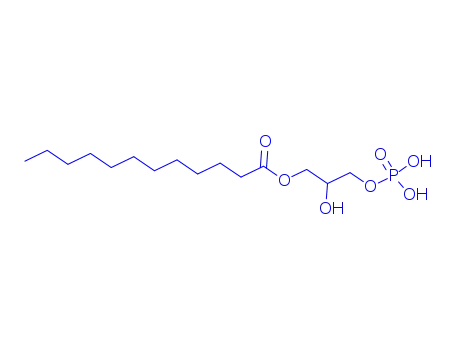 Molecular Structure of 84015-55-4 (2-hydroxy-3-(phosphonooxy)propyl laurate)