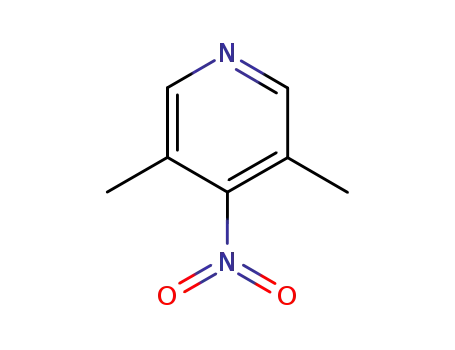 Molecular Structure of 89693-88-9 (3,5-Dimethyl-4-nitropyridine)