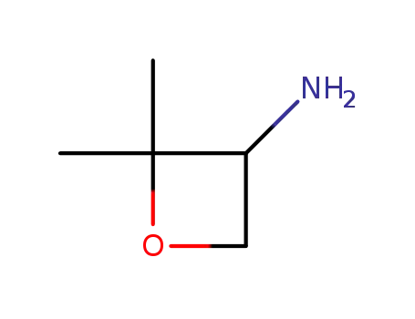 Molecular Structure of 89783-06-2 (3-Oxetanamine,2,2-dimethyl-(9CI))