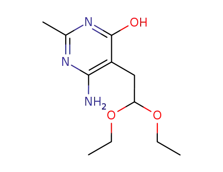 6 – aMino – 5 – (2,2 – 디에톡시 – 에틸) – 2 – 메틸 – 3H – pyriMidin – 4 – XNUMX