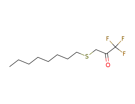Molecular Structure of 89820-00-8 (3-octylthio-1,1,1-trifluoro-2-propanone)