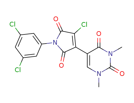 5-[4-chloro-1-(3,5-dichlorophenyl)-2,5-dioxo-2,5-dihydro-1H-pyrrol-3-yl]-1,3-dimethylpyrimidine-2,4(1H,3H)-dione