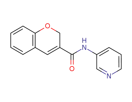 Molecular Structure of 83823-11-4 (N-pyridin-3-yl-2H-chromene-3-carboxamide)