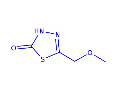 1,3,4-Thiadiazol-2(3H)-one,  5-(methoxymethyl)-