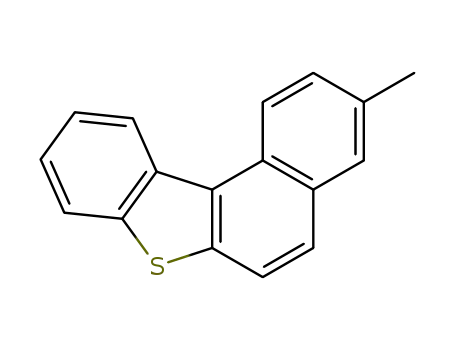 Molecular Structure of 84258-63-9 (3-methylbenzo[b]naphtho[1,2-d]thiophene)