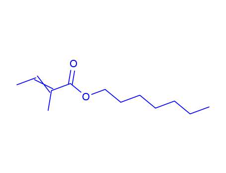 Heptyl crotonate