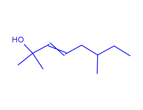 Molecular Structure of 84282-48-4 ((E)-2,6-dimethyloct-3-en-2-ol)