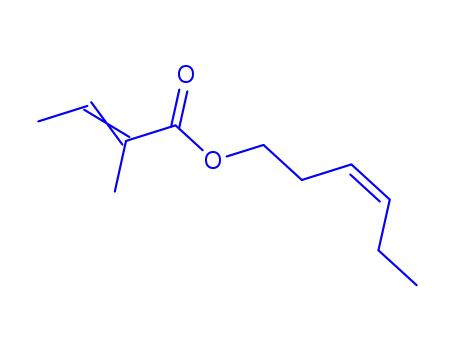 Molecular Structure of 84060-80-0 ((Z,Z)-3-Hexenyl 2-methyl-2-butenoate)