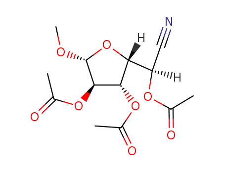 Methyl-2,3,5-triacetyl-β-D-glucofuranuronsaeurenitril