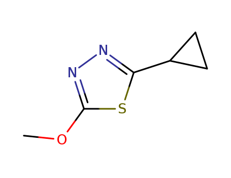 1,3,4-THIADIAZOLE,2-CYCLOPROPYL-5-METHOXY-