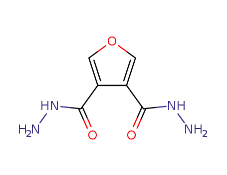Molecular Structure of 89533-41-5 (furan-3,4-dicarbohydrazide)