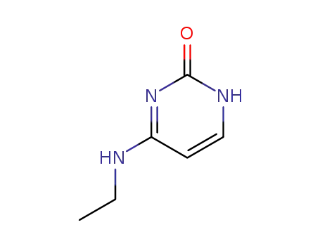 Molecular Structure of 89711-97-7 (2(1H)-Pyrimidinone, 4-(ethylamino)- (9CI))