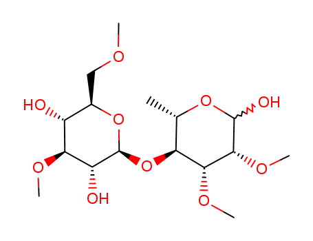 3,6-DI-O-METHYL-SS-GLUCOPYRANOSYL-(1-4)-2,3-DI-O-METHYL-A-RHAMNOPYRANOSE