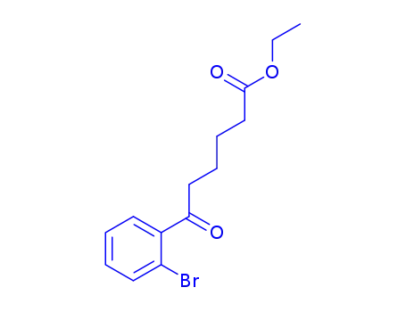 Molecular Structure of 898751-26-3 (ETHYL 6-(2-BROMOPHENYL)-6-OXOHEXANOATE)