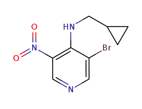 (3-Bromo-5-nitro-pyridin-4-yl)-cyclopropylmethyl-amine