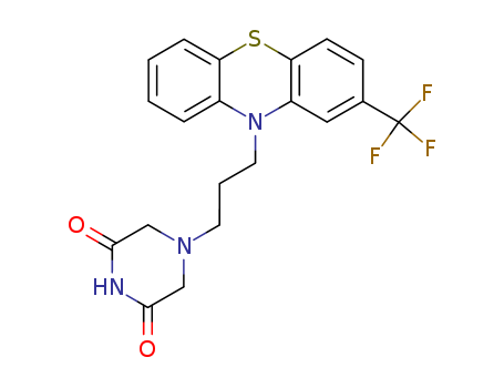2,6-Piperazinedione,4-[3-[2-(trifluoromethyl)-10H-phenothiazin-10-yl]propyl]- cas  89507-47-1