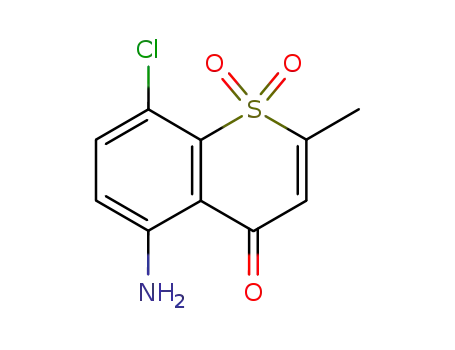 5-Amino-8-chlor-2-methyl-4H-1-benzothiopyran-4-on-1,1-dioxid