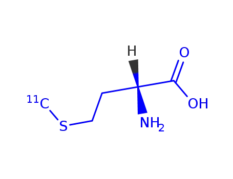 Molecular Structure of 89807-04-5 (D-(~11~C)methionine)