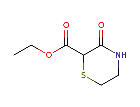 Molecular Structure of 84099-74-1 (ethyl 3-oxothioMorpholine-2-carboxylate)