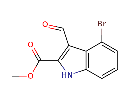 Methyl 4-bromo-3-formyl-1H-indole-2-carboxylate