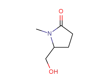 Molecular Structure of 89531-41-9 (5-(hydroxyMethyl)-1-Methylpyrrolidin-2-one)