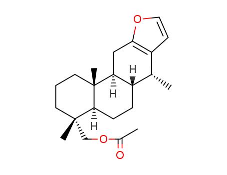 Phenanthro[3,2-b]furan-4-methanol,1,2,3,4,4a,5,6,6a,7,11,11a,11b-dodecahydro-4,7,11b-trimethyl-, 4-acetate,(4R,4aR,6aS,7R,11aS,11bR)-