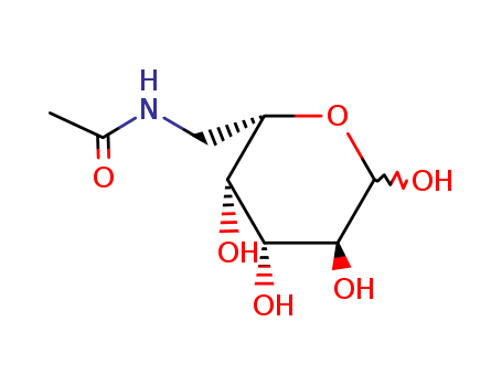 6-ACETAMIDO-6-DEOXY-A-D-GLUCOPYRANOSECRY STALLINE