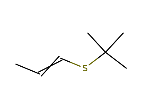 2-methyl-2-[(Z)-prop-1-enyl]sulfanyl-propane cas  89795-31-3