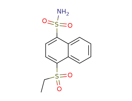 Molecular Structure of 842-00-2 (4-Ethylsulfonylnaphthanele-1-sulfonamide)