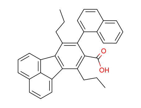 9-naphthalen-1-yl-7,10-dipropyl-fluoranthene-8-carboxylic acid cas  89571-40-4