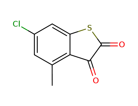 6-chloro-4-methyl-benzo[<i>b</i>]thiophene-2,3-dione