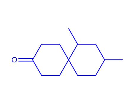 Molecular Structure of 83863-64-3 (7,9-dimethylspiro[5.5]undecan-3-one)