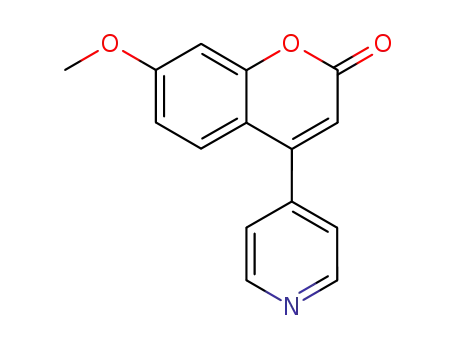 Coumarin, 7-methoxy-4-(4-pyridyl)-