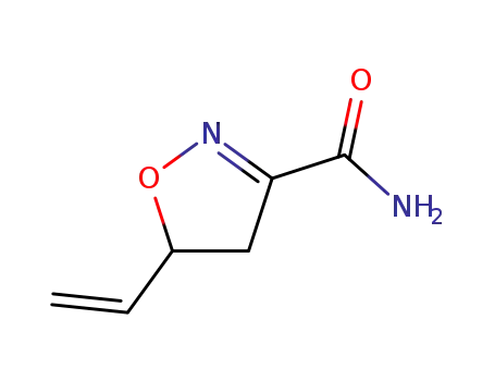 Molecular Structure of 89532-69-4 (2-Isoxazoline-3-carboxamide,5-vinyl-(7CI))