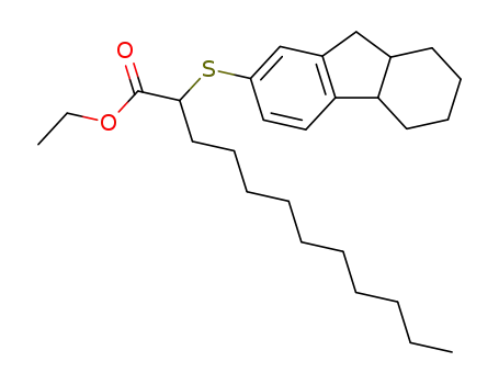 2-(5,6,7,8,8a,9-Hexahydro-4bH-fluoren-2-ylsulfanyl)-dodecanoic acid ethyl ester