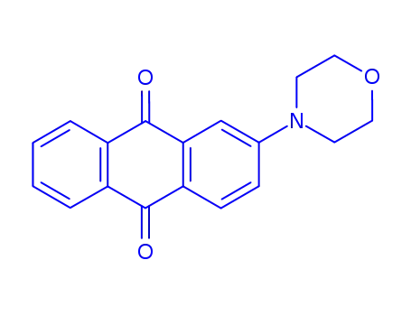 Molecular Structure of 83795-29-3 (2-(4-MORPHOLINYL)ANTHRAQUINONE)
