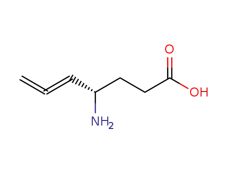 (4S)-4-amino-5,6-heptadienoic acid