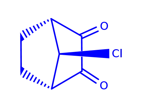 Molecular Structure of 89793-49-7 (7-chlorobicyclo[2.2.1]heptane-2,3-dione)