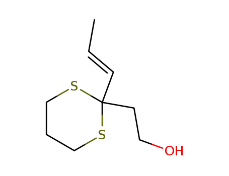 2-[((E)-2-Propenyl)-[1,3]dithian-2-yl]-ethanol