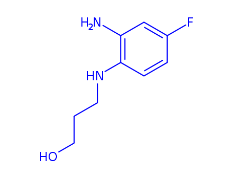 3-((2-Amino-4-fluorophenyl)amino)propan-1-ol
