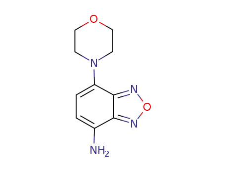 Molecular Structure of 842964-18-5 (7-MORPHOLIN-4-YL-BENZO[1,2,5]OXADIAZOL-4-YLAMINE)