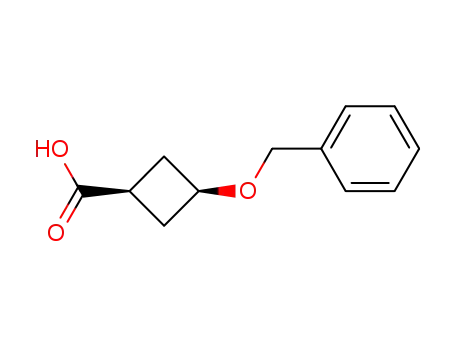 Molecular Structure of 84182-47-8 (cis-3-Benzyloxycyclobutanecarboxylic acid)