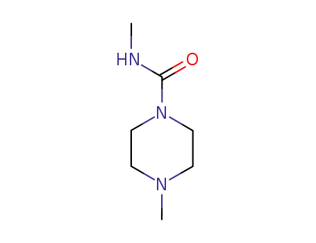 Molecular Structure of 89856-17-7 (1-Piperazinecarboxamide,N,4-dimethyl-(7CI))