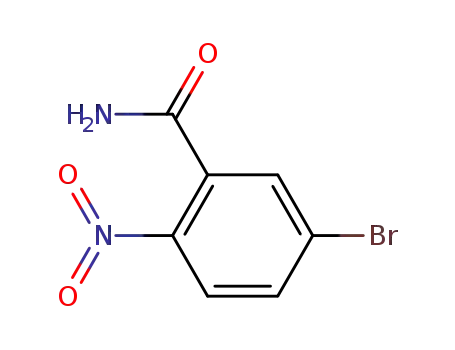 Molecular Structure of 89642-23-9 (5-bromo-2-nitrobenzamide)