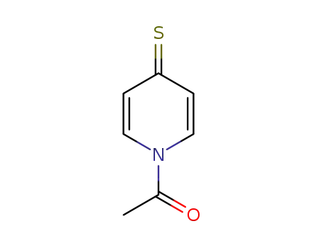 Molecular Structure of 89678-12-6 (4(1H)-Pyridinethione, 1-acetyl- (7CI,9CI))