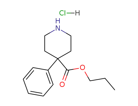 프로필 4-페닐피페리딘-4-카르복실레이트 염산염