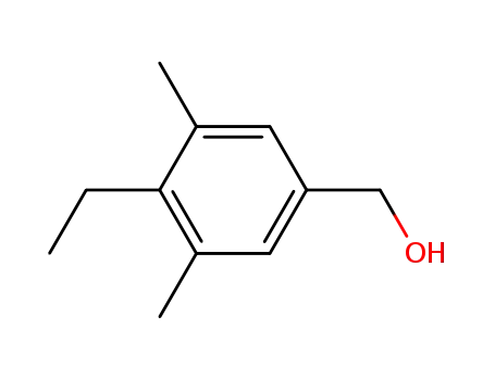 Molecular Structure of 38039-89-3 (4-Ethyl-3,5-dimethylbenzylalkohol)
