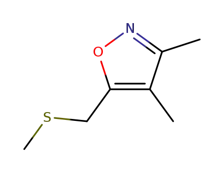 이속사졸, 3,4-디메틸-5-[(메틸티오)메틸]-(9CI)