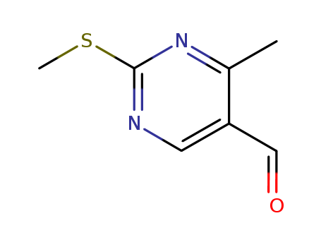 5-Pyrimidinecarboxaldehyde, 4-methyl-2-(methylthio)-