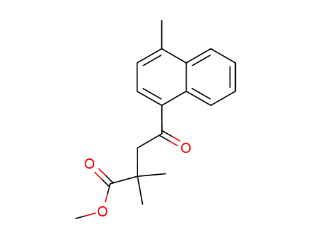 2,2-dimethyl-4-(4-methyl-[1]naphthyl)-4-oxo-butyric acid methyl ester